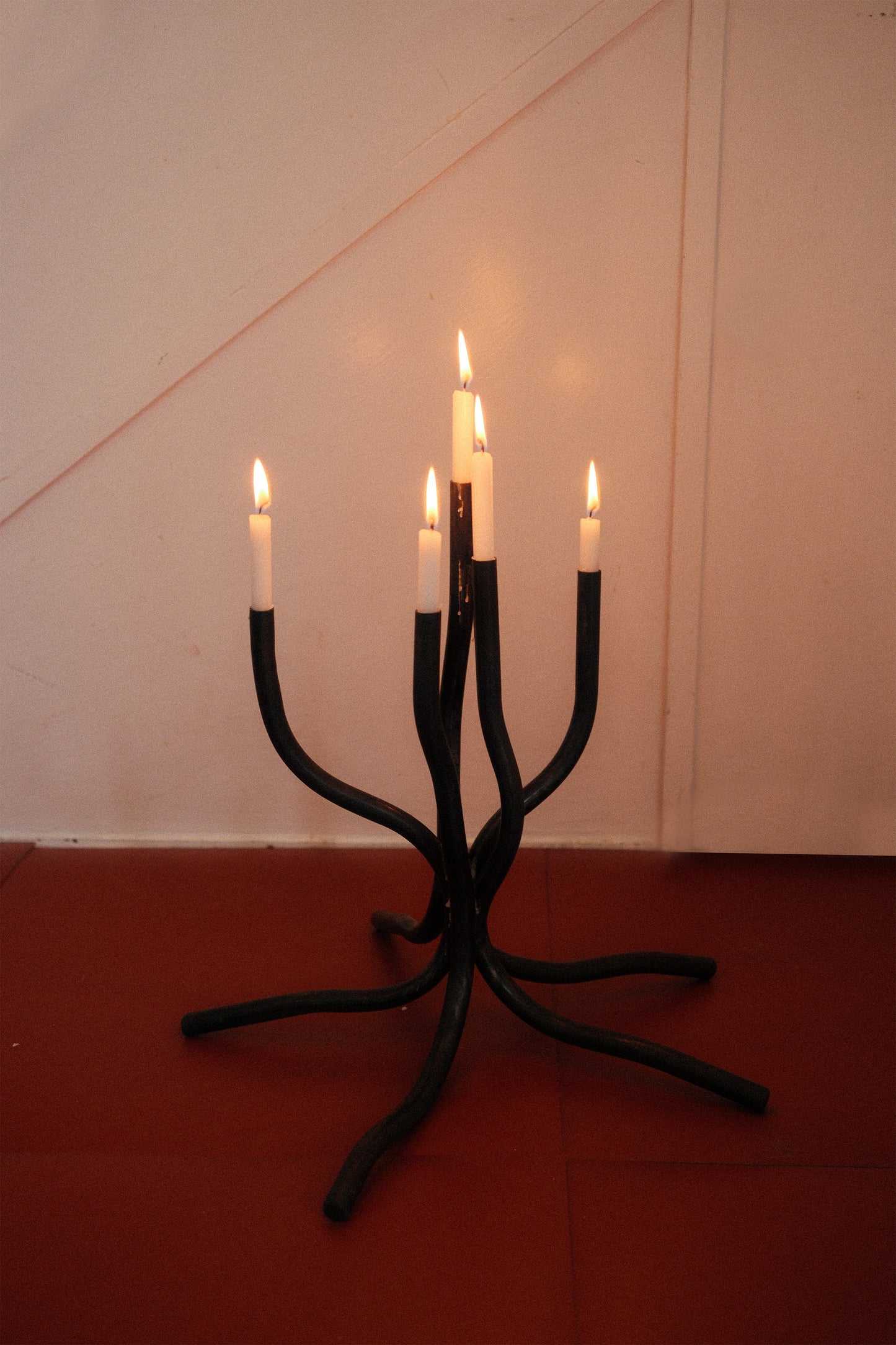 Small Candelabra BLACK