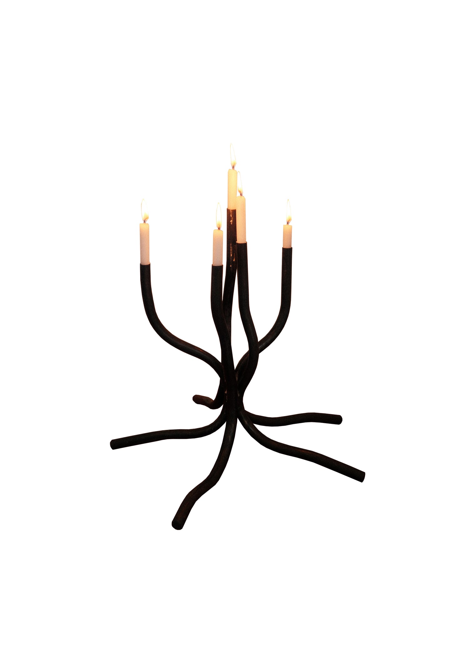 Small Candelabra BLACK
