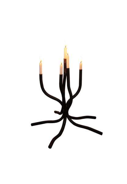 Small Candelabra BLACK