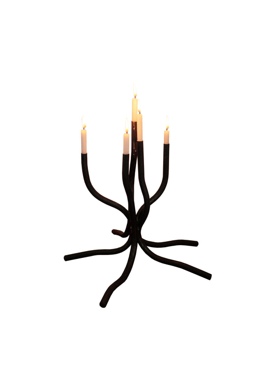 Small Candelabra BLACK